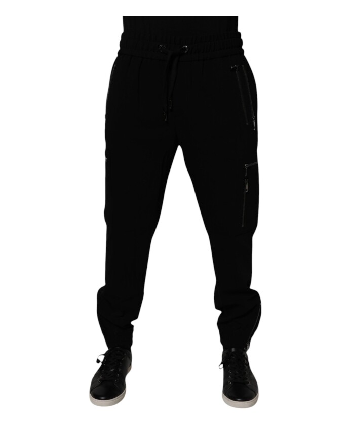 black-wool-stretch-jogger-pants