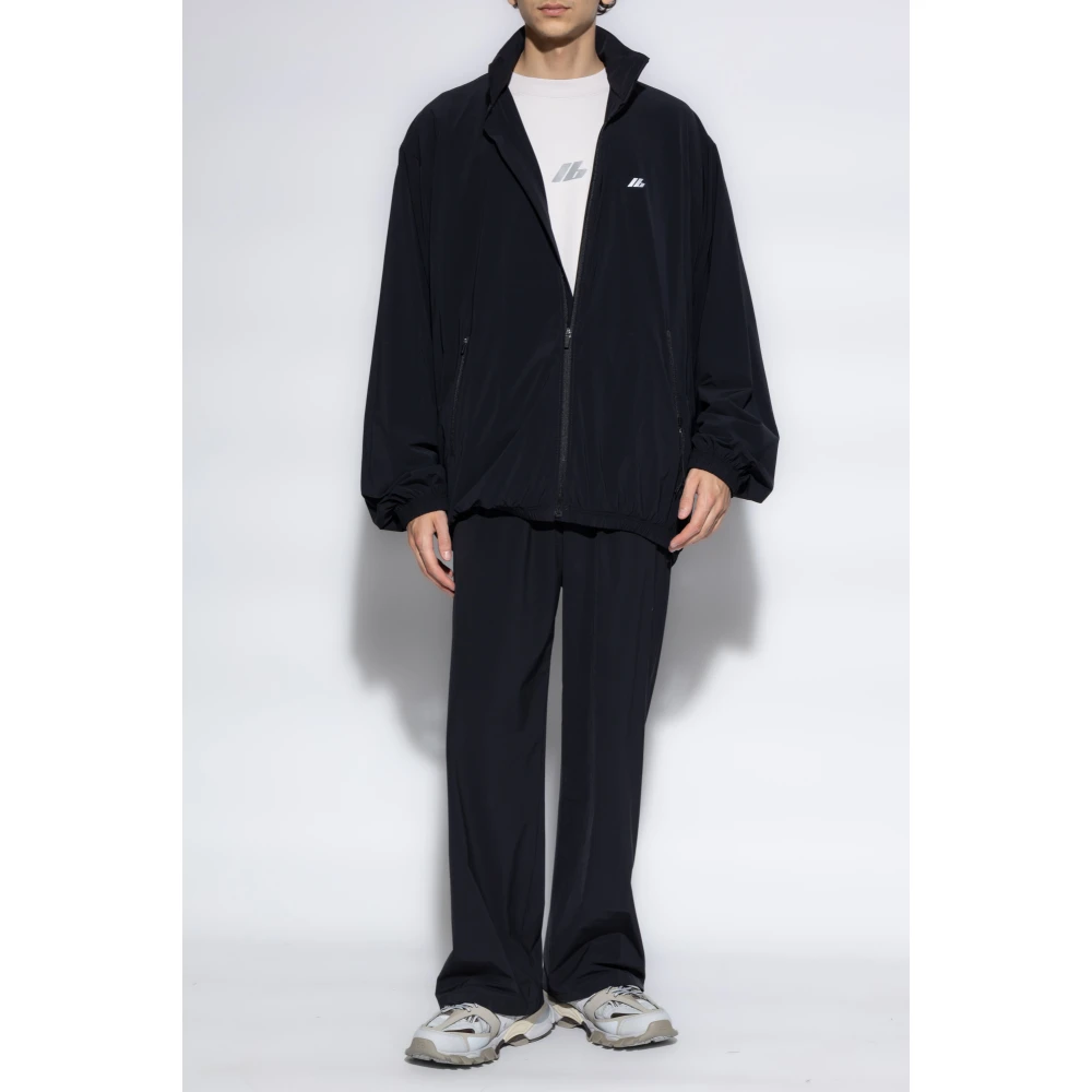 Balenciaga Sweatshirt met bedrukt logo Gray Heren