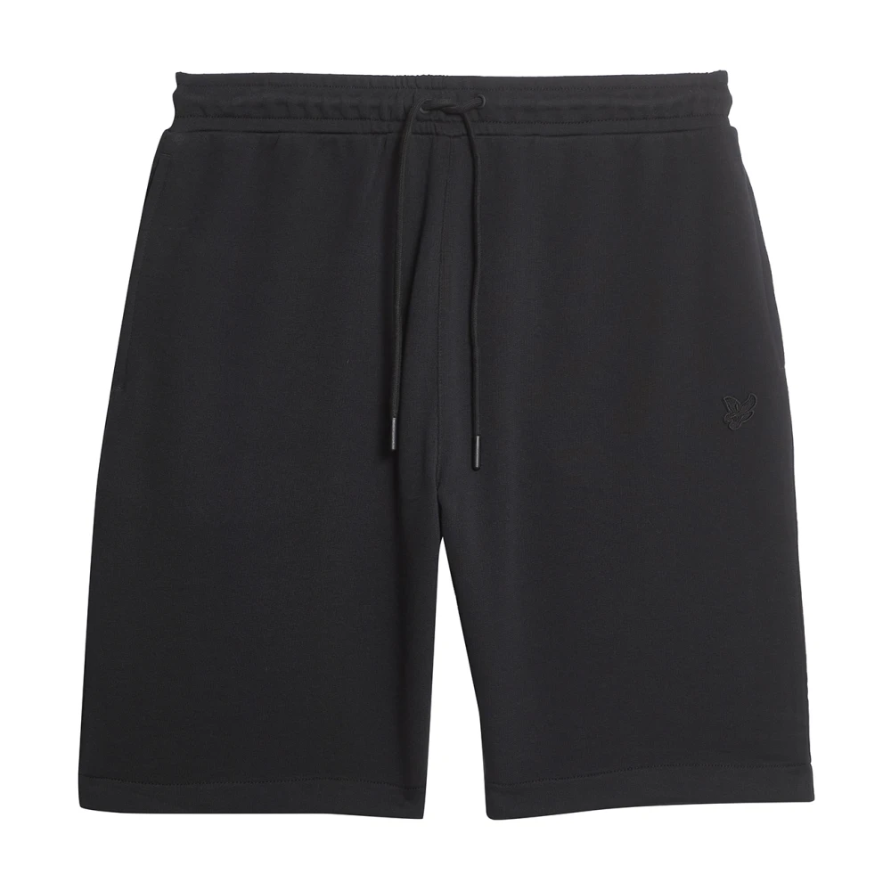 Lyle & Scott Mid Bottoms Superfine Sweatshort Black Heren
