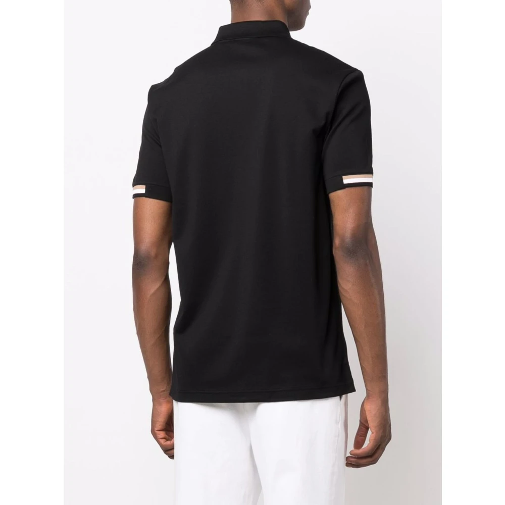 Hugo Boss Zwart Jersey Shirt Black Heren