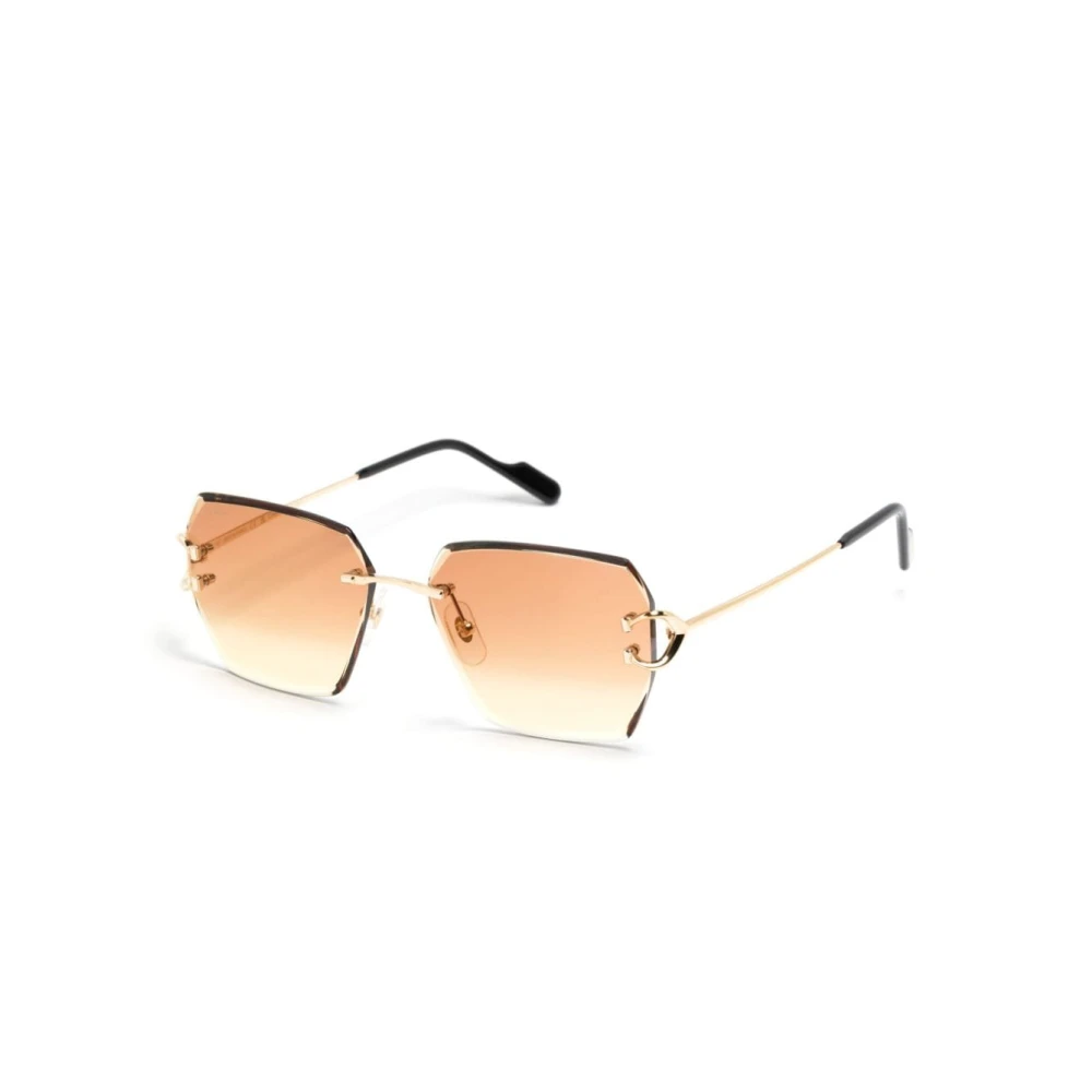 Cartier Yellow Sunglasses, Female, 58 Mm, Ct0466s 004 Sunglasses