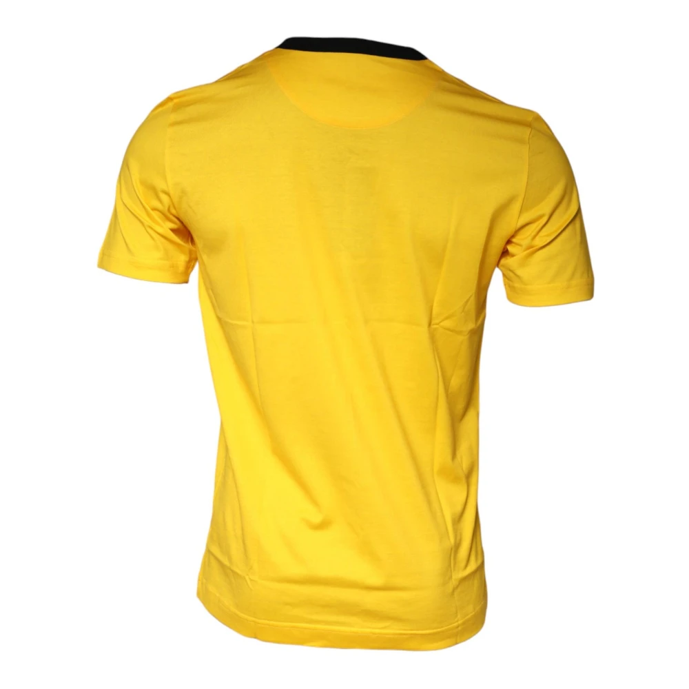 Dolce & Gabbana 2019 Jaar van het Varken Katoenen T-shirt Yellow Heren
