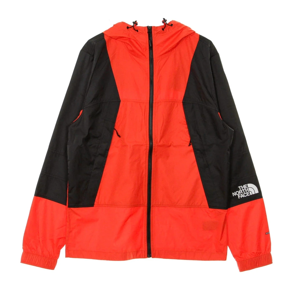 The North Face Lichte windjack in Vurig Rood Zwart Multicolor Heren
