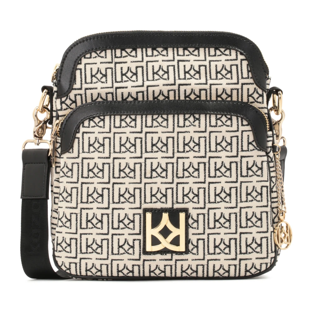 Kazar Dames stoffen stads tas met geborduurd patroon Multicolor Dames