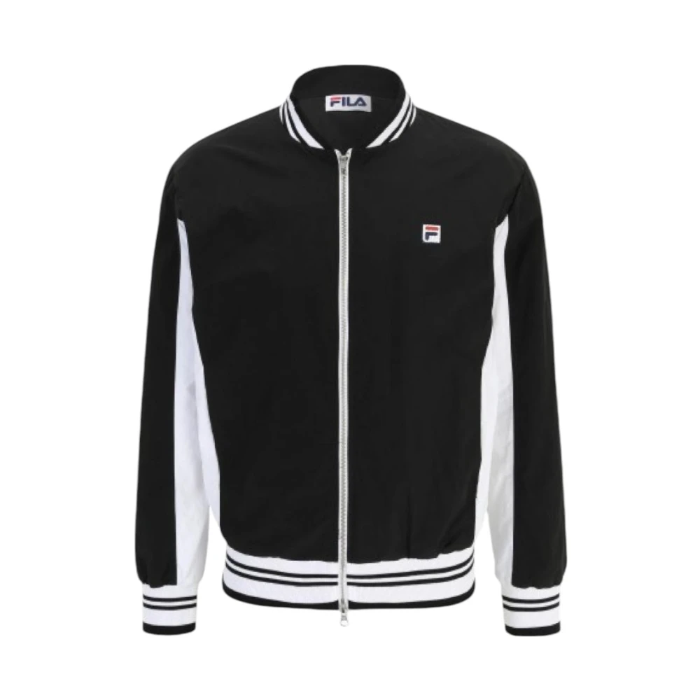 Fila Kleur Blok Nylon Jas Unisex Black Heren