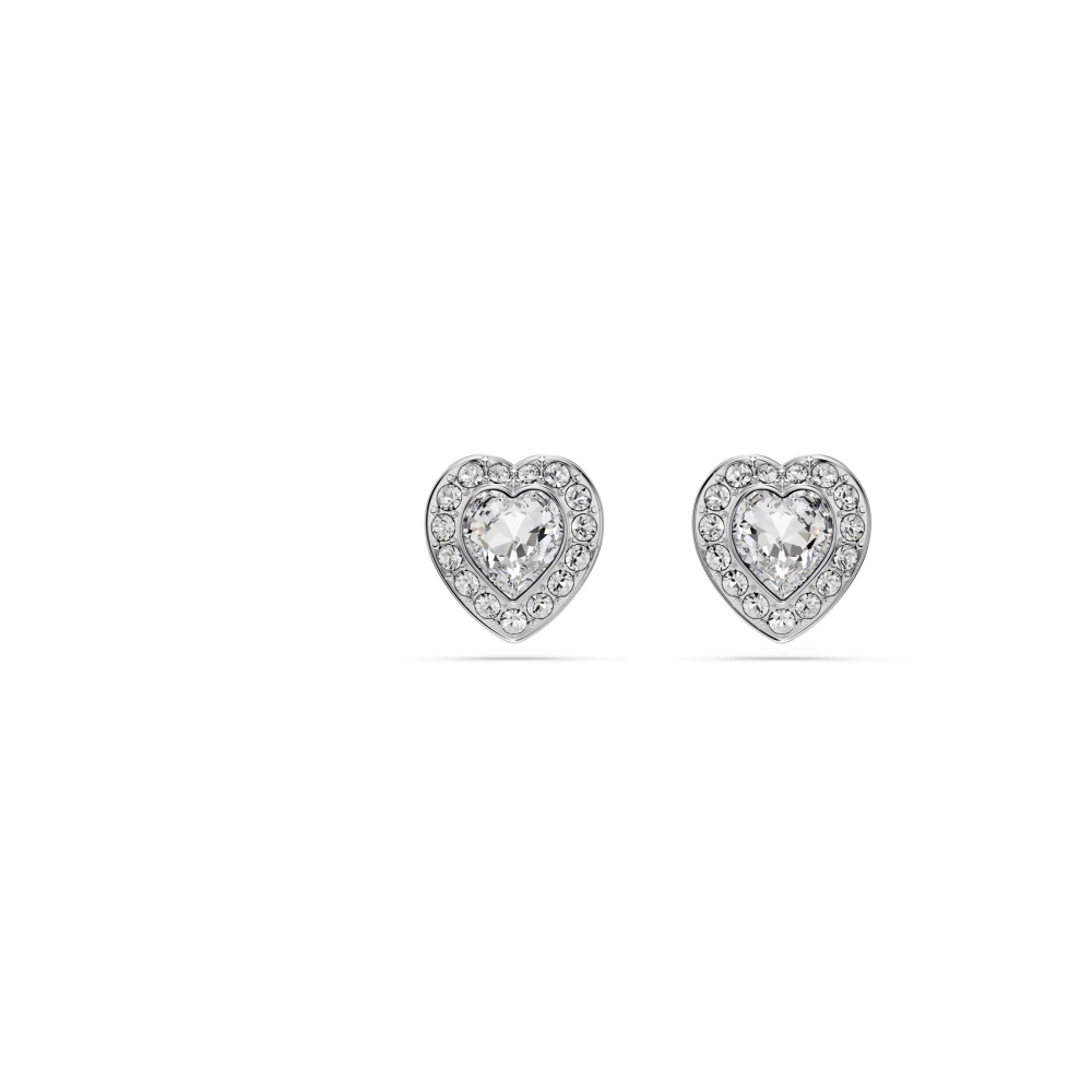Swarovski Women's Gray Crystal Earrings, Elegant Choice For Everyday
