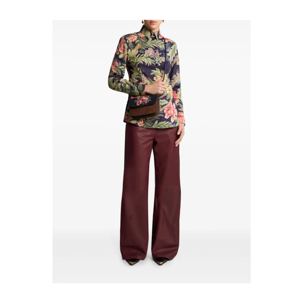ETRO Bloemenprint Knoopshirt Multicolor Dames