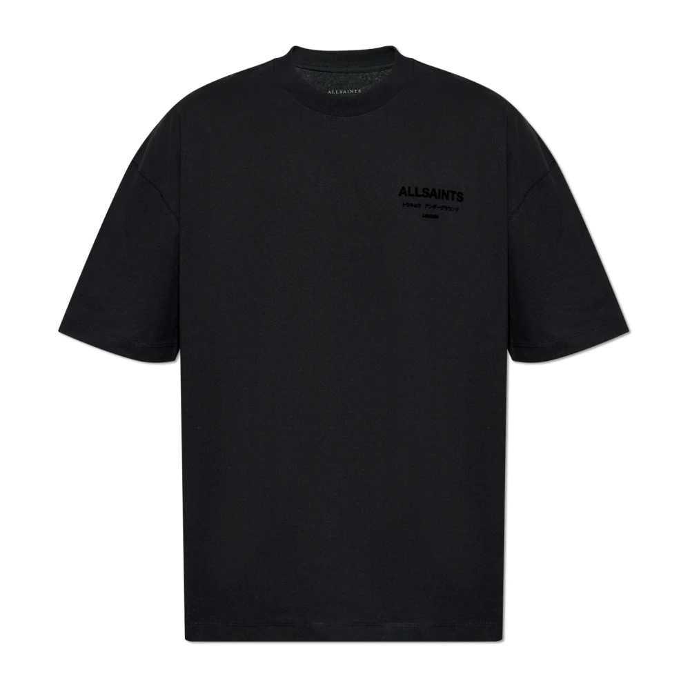 AllSaints T-shirt Xander Black Heren