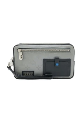 Pre-owned Monogram Satellite Alpha Clutch