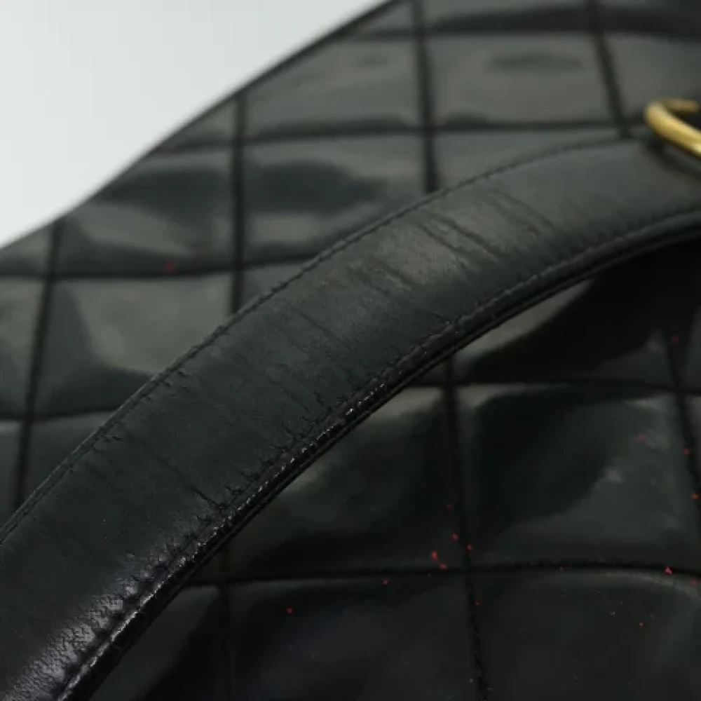 Chanel Vintage Pre-owned Leather pouches Black Dames
