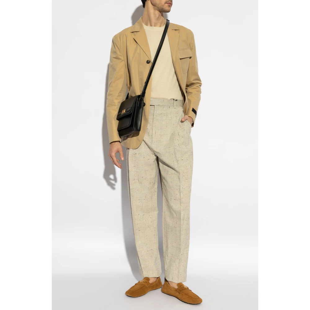 Versace Katoenen blazer Beige Heren