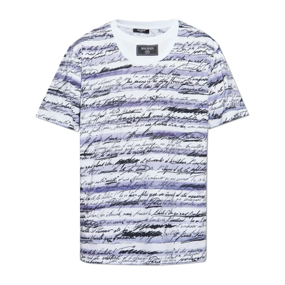 Balmain - Tops > T-Shirts - White - Balmain - Modalova