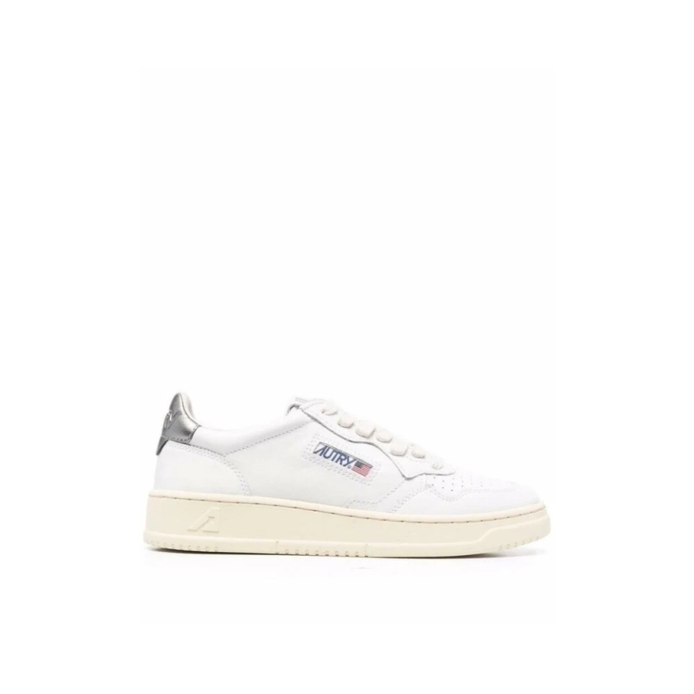 Autry White Sneakers, Female, 6 Uk, Medalist Low Trainers