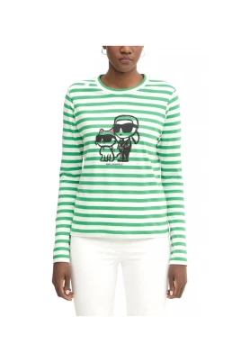 Ikon Stripe Långärmad T-shirt