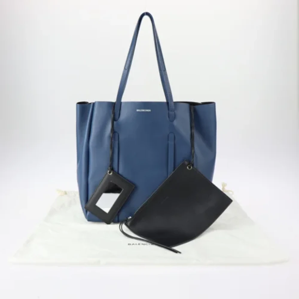 Balenciaga Vintage Pre-owned Fabric balenciaga-bags Blue Dames