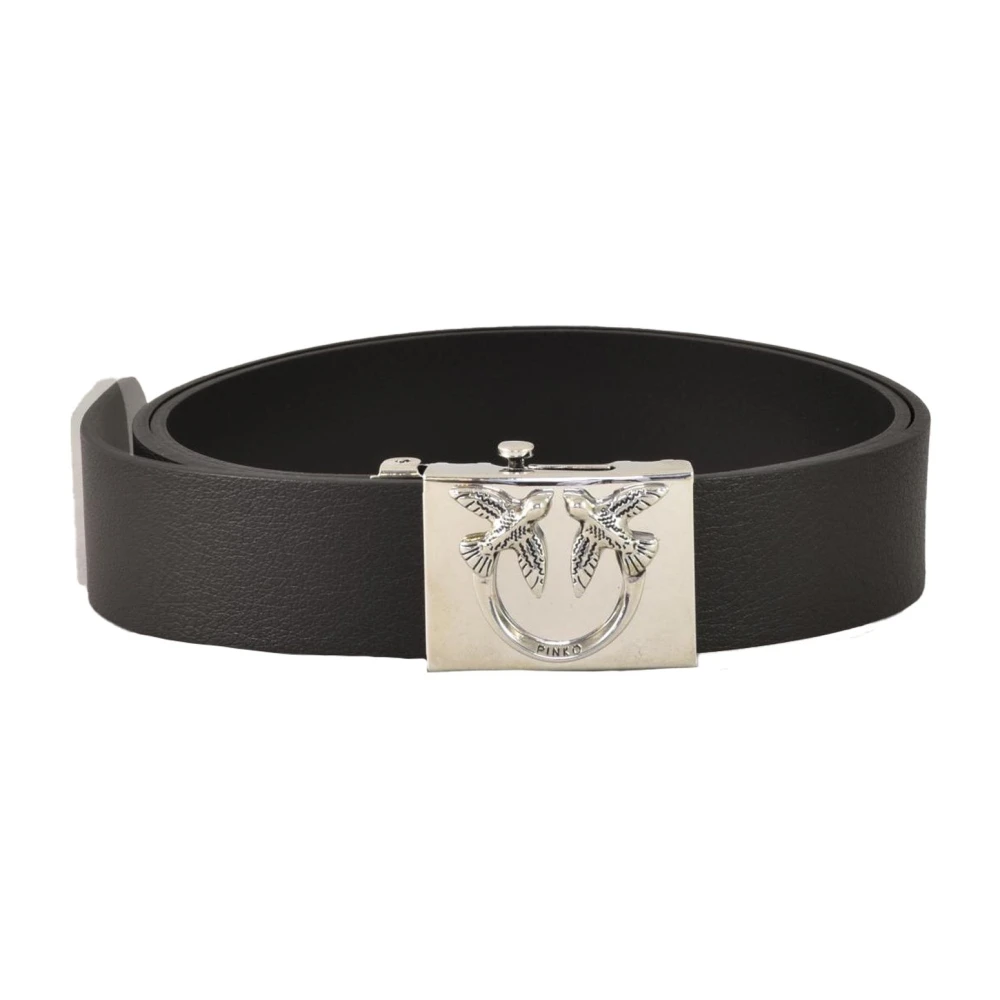 Pinko Leren Riem met Modelnaam Black Dames