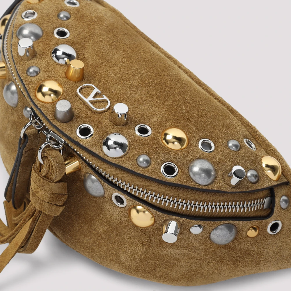 Valentino Garavani Bruine Suède Heuptas Brown Heren