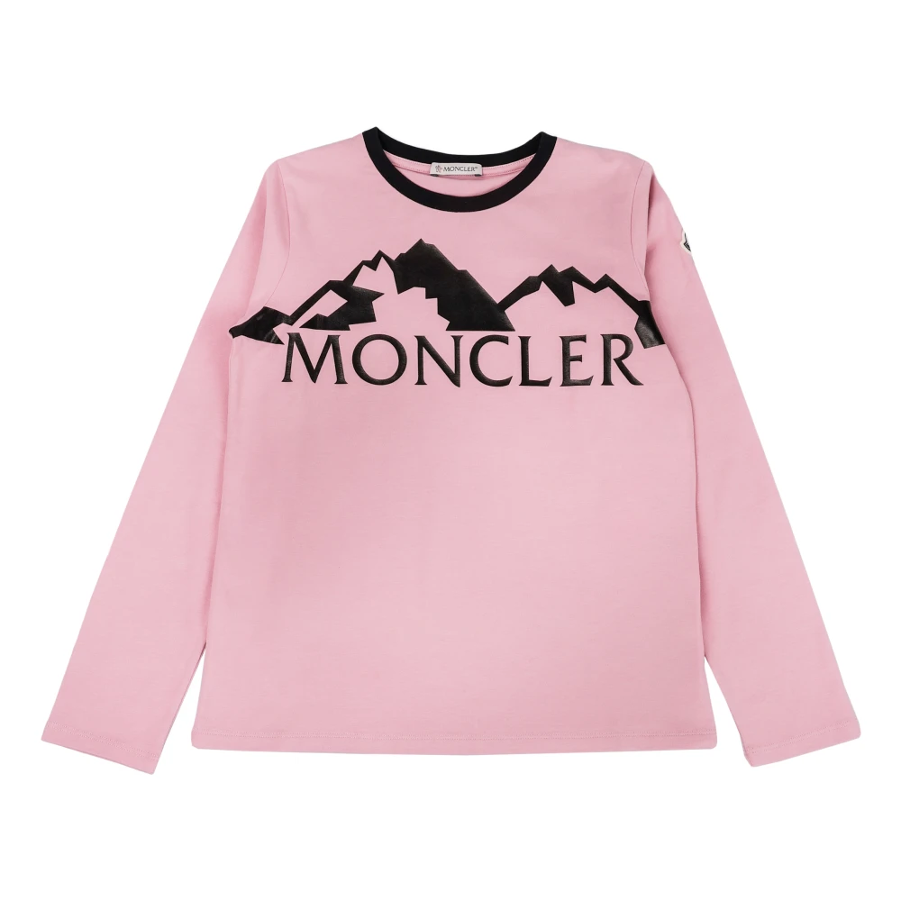 Moncler Barn Långärmad T-Shirt - Rosa Pink, Flicka