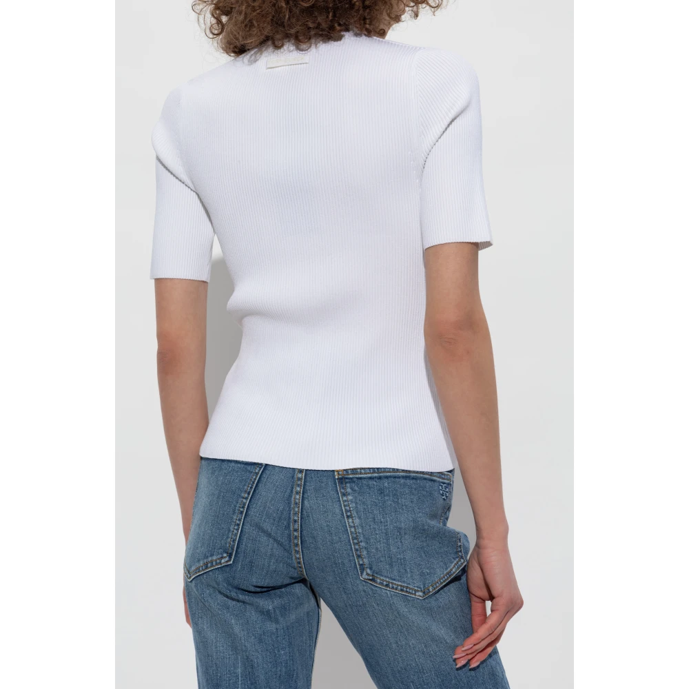 TORY BURCH Korte mouwen top White Dames