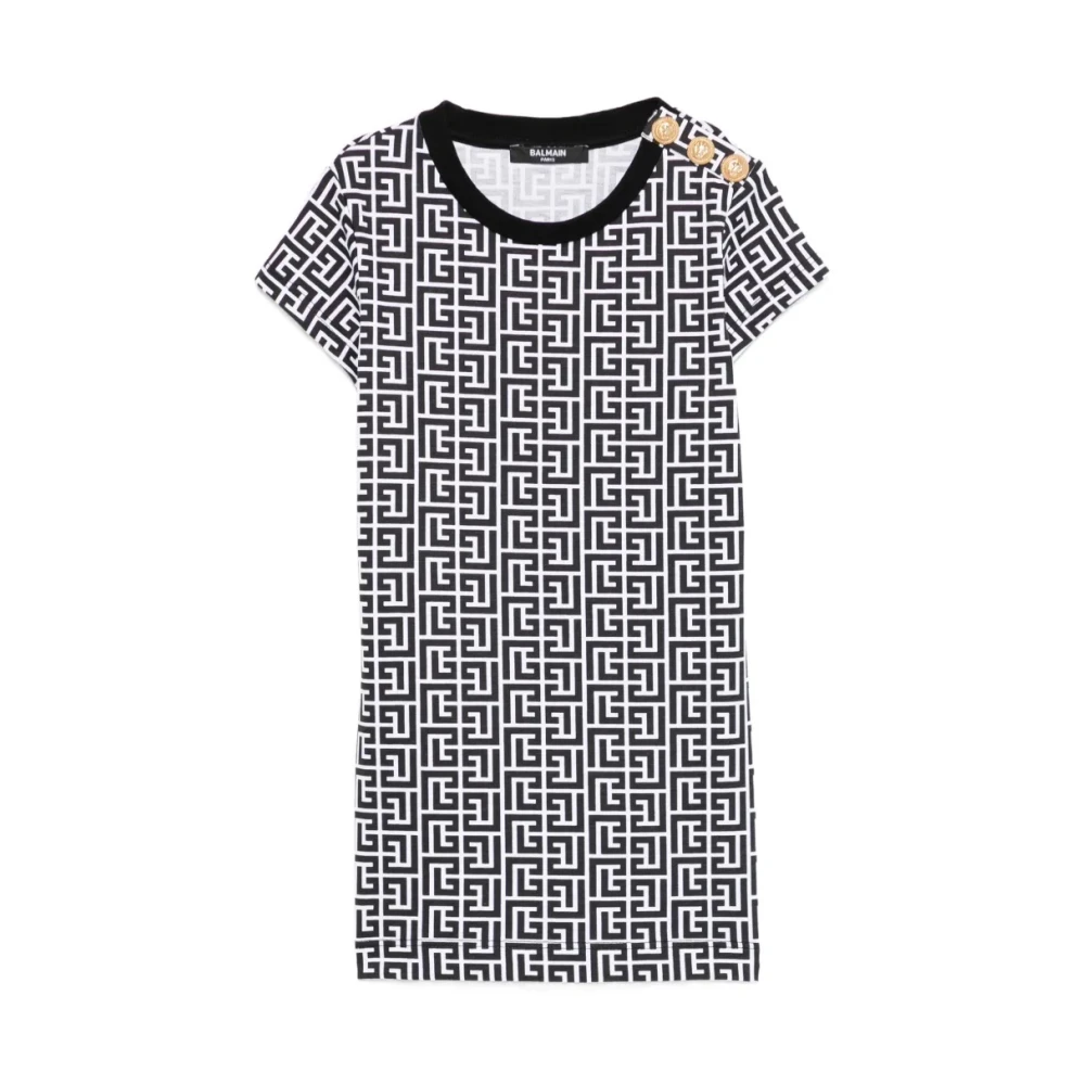 Balmain Unisex Kids Multicolor Logo Dress - Kids Short Sleeve T-Shirts - 13 Y - Kids