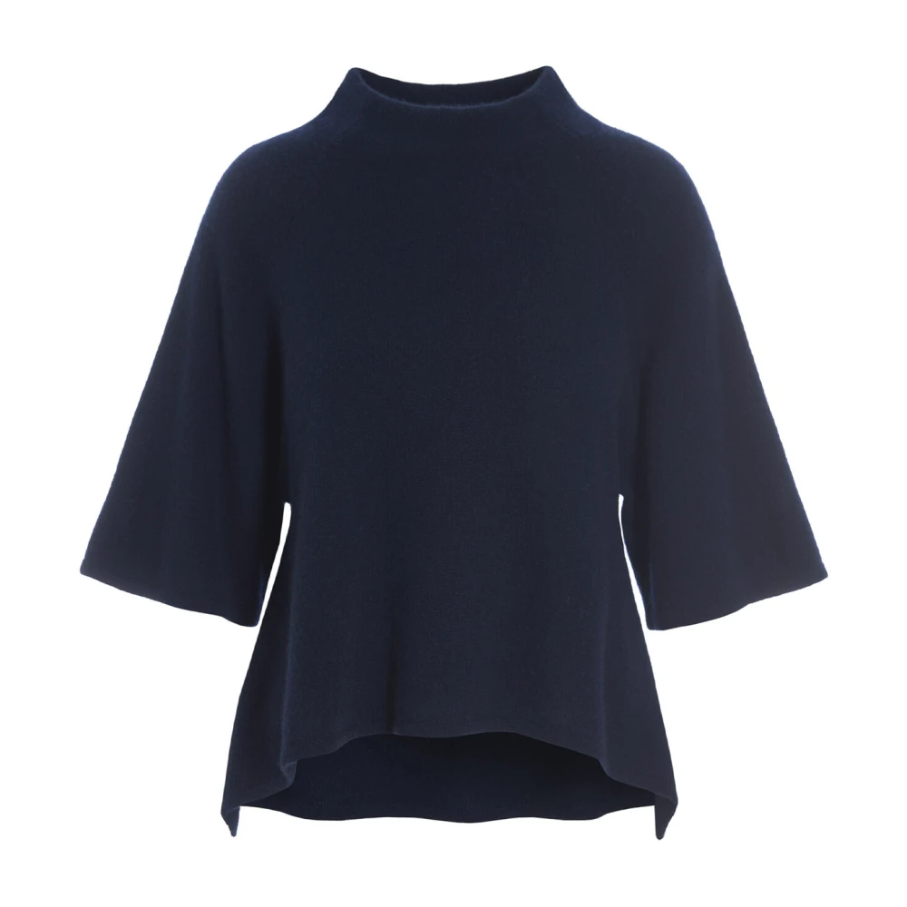 Bitte Kai Rand Cloud Cashmere Hoge Hals Blouse Ink Blue Dames