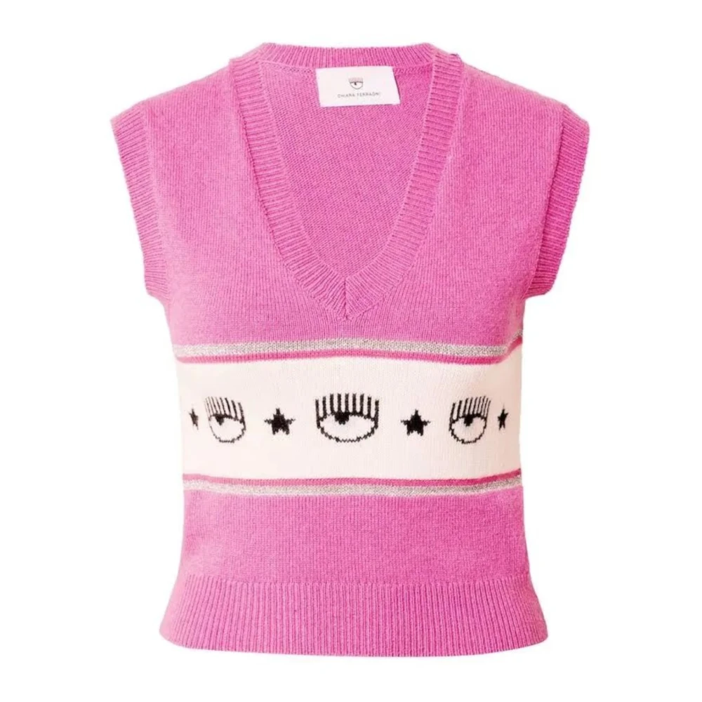 Chiara Ferragni Collection Mujer Rosado Jerseys, Rosa, Talla: M