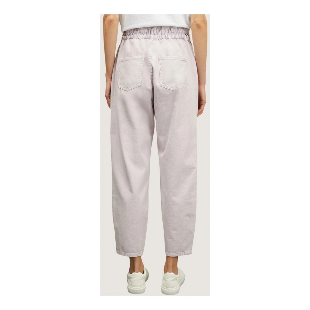 Motivi Kleurrijke Paperbag Jeans Purple Dames