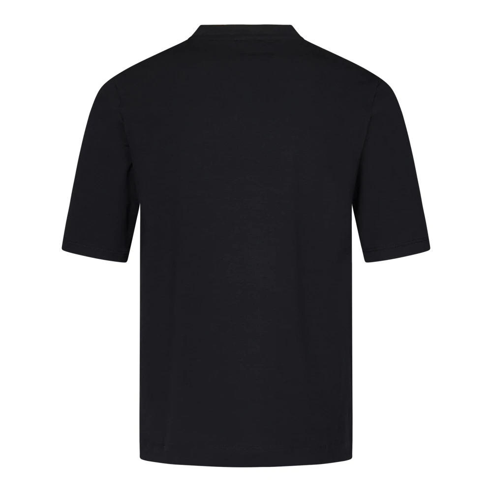 Malo Stijlvolle Zwarte T-Shirts & Polos Black Heren