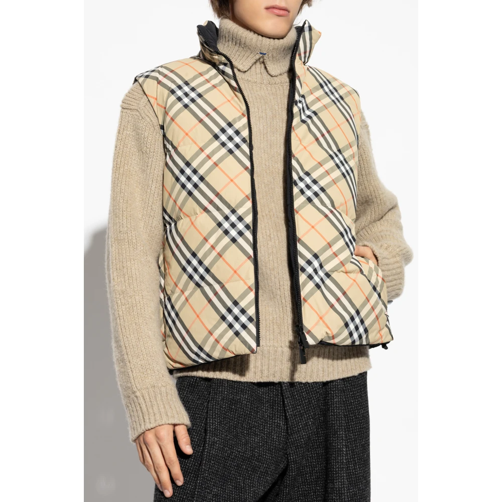Burberry Omkeerbaar vest Beige Heren