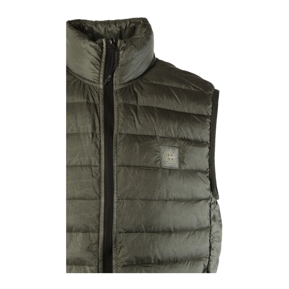 Stone Island Groene Bodywarmer voor Heren Green Heren