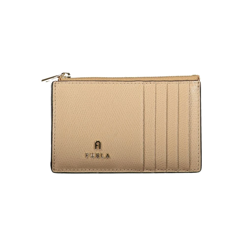 Furla Women's Beige Wallets & Cardholders, One Size, Camelia Xl Zip Around Wallet