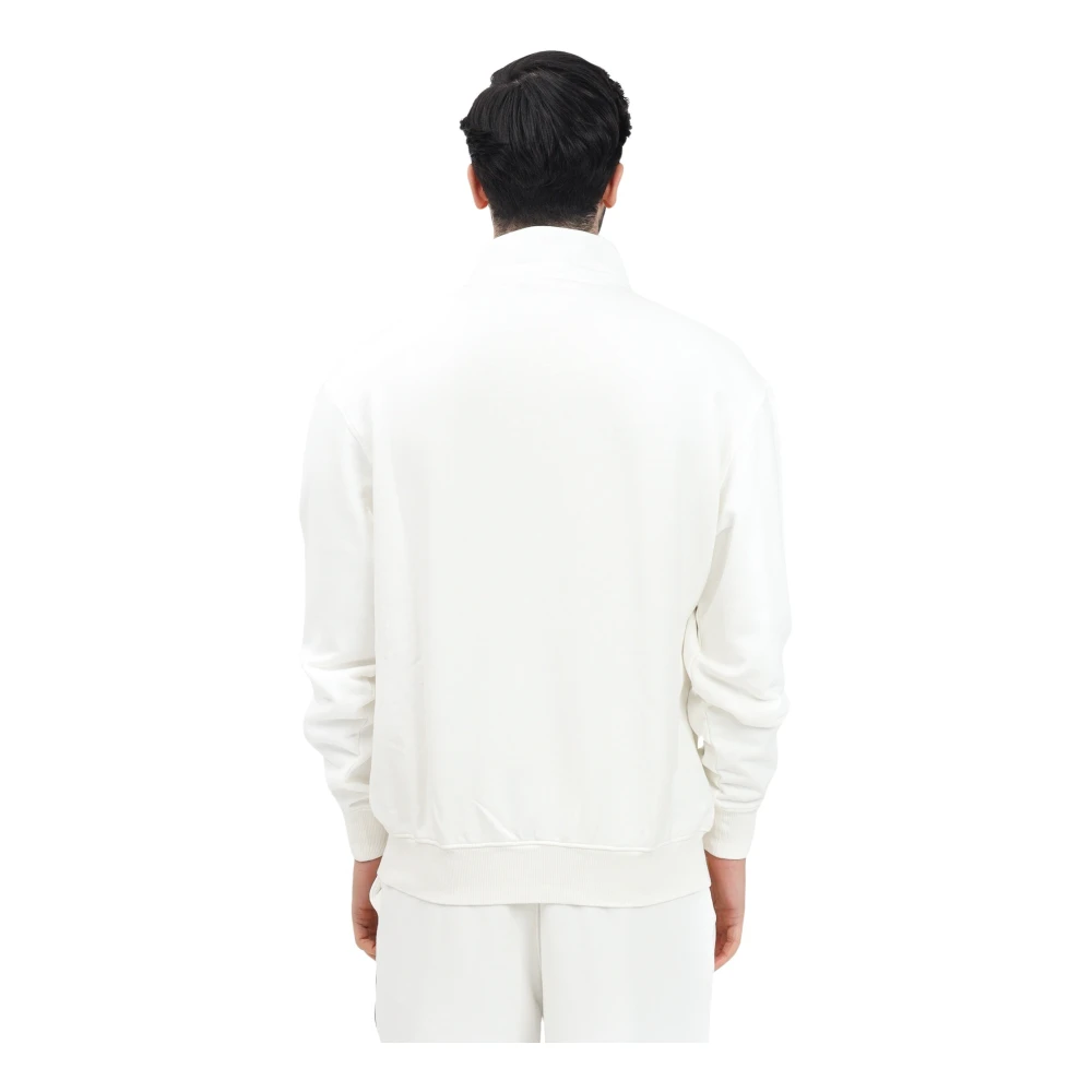 Tommy Jeans Witte trui met sportieve en eigentijdse stijl White Heren