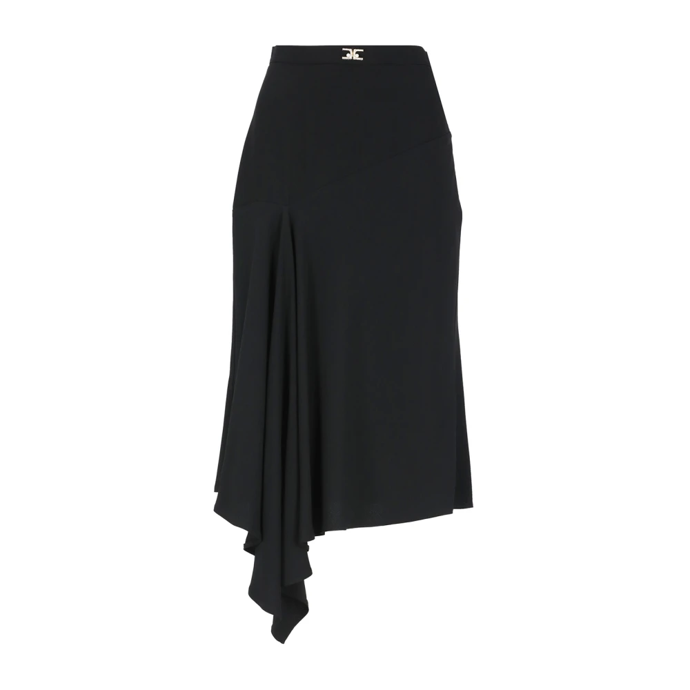 Elisabetta Franchi Lange rok met accessoire voor een elegante uitstraling Black Dames