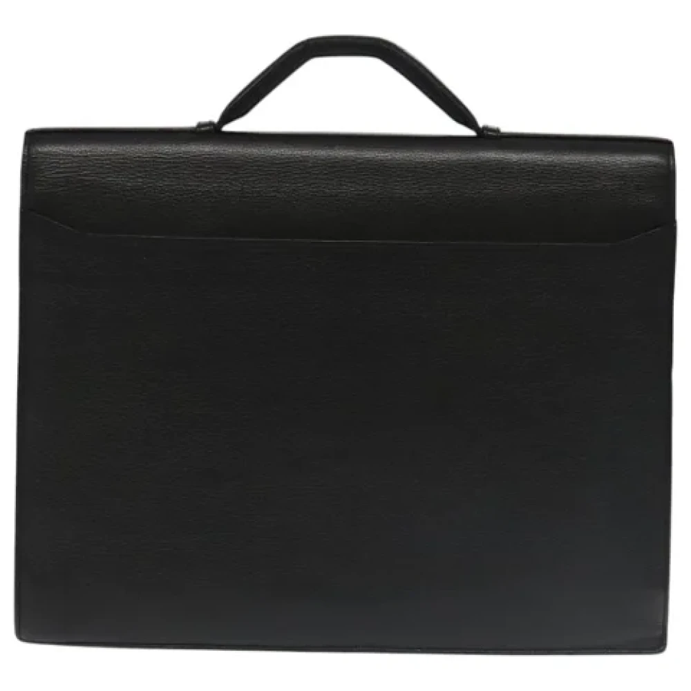 Cartier Vintage Pre-owned Leather handbags Black Dames
