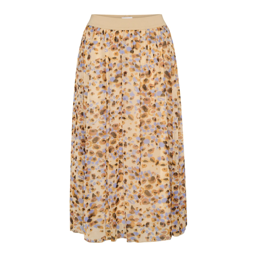 Saint Tropez Luipaardprint Rok Birch Dot Beige Dames