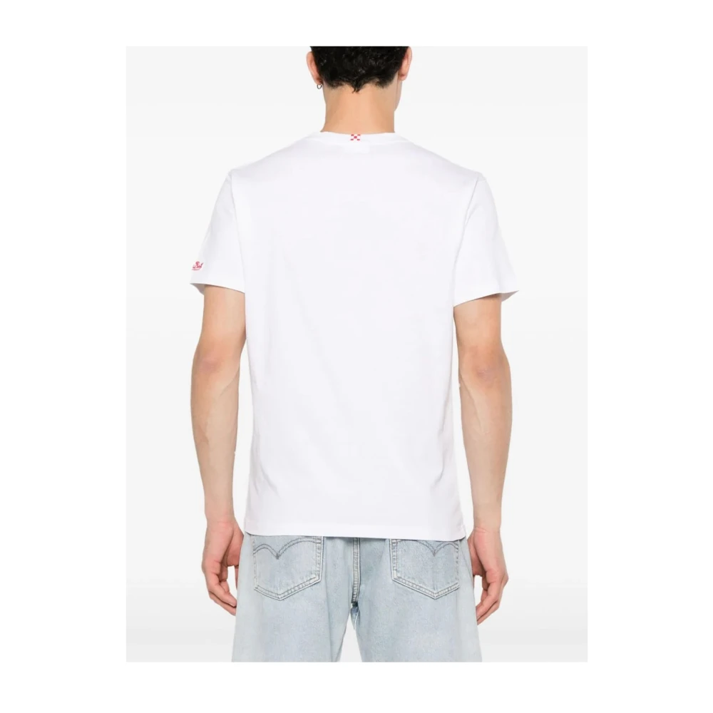 Saint Barth Heren T-Shirt Collectie White Heren