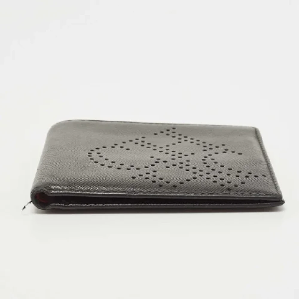 Carolina Herrera Pre-owned Leather wallets Black Heren