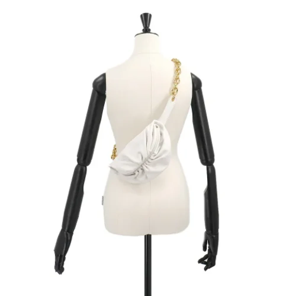 Bottega Veneta Vintage Pre-owned Leather shoulder-bags White Dames