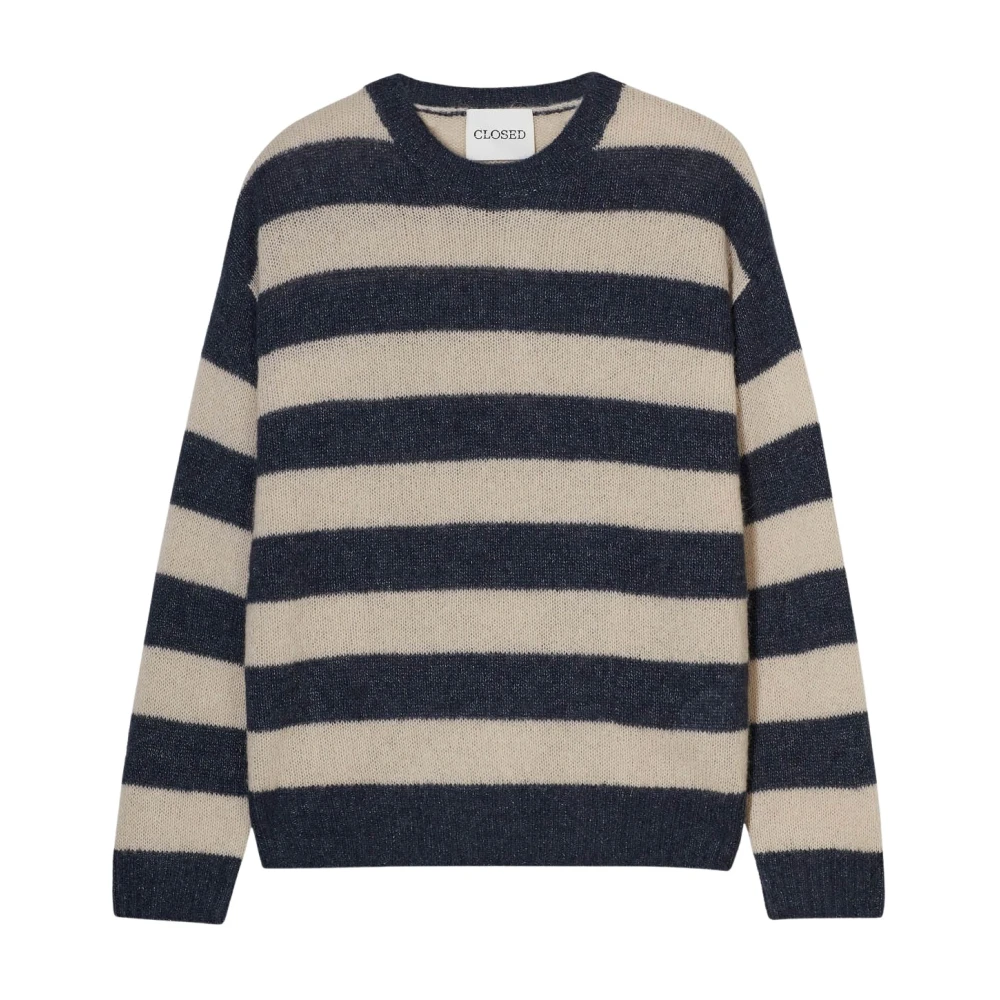 Closed Gestreepte Alpaca Crewneck Sweater Multicolor Heren