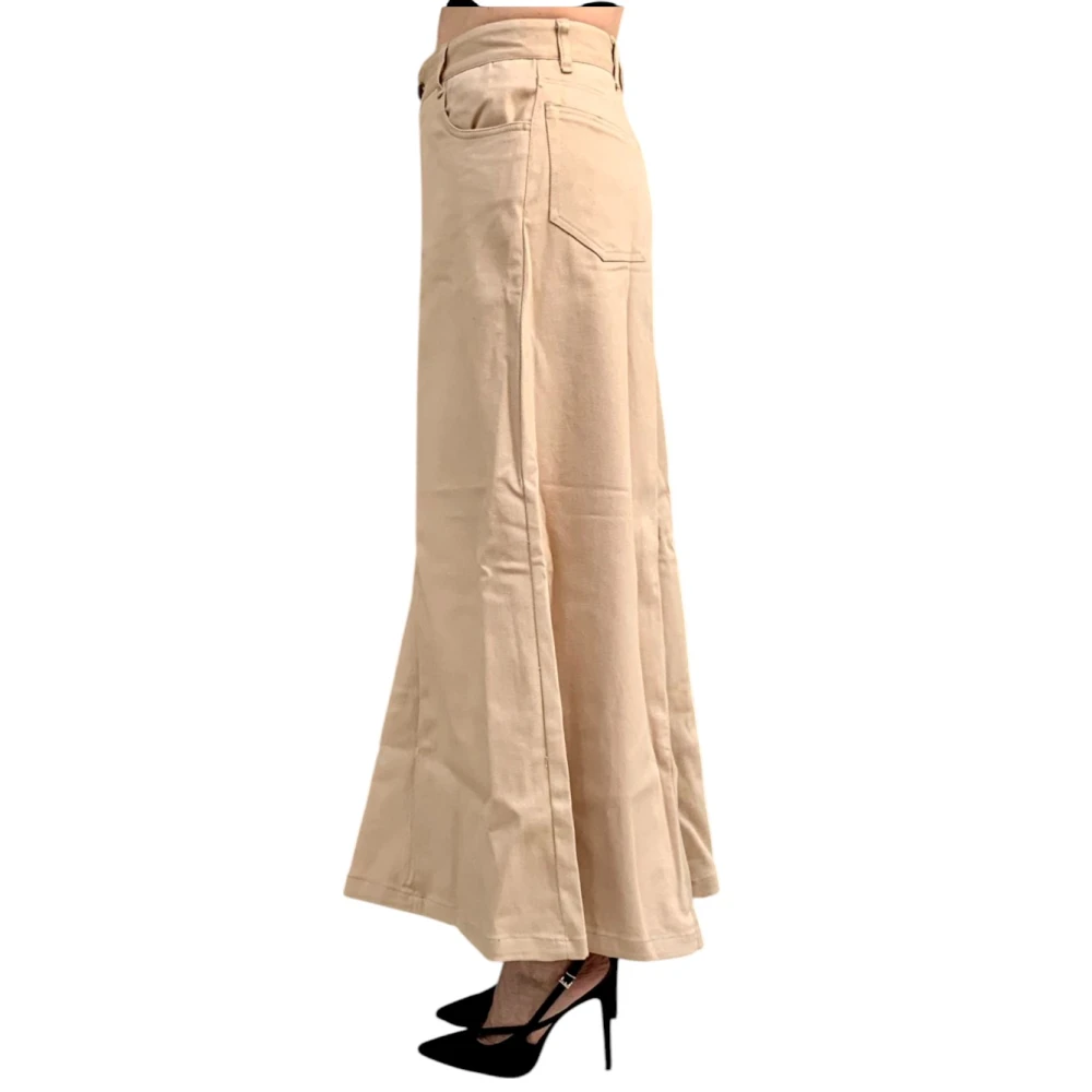 White Sand Stijlvolle broeken voor mannen Beige Dames