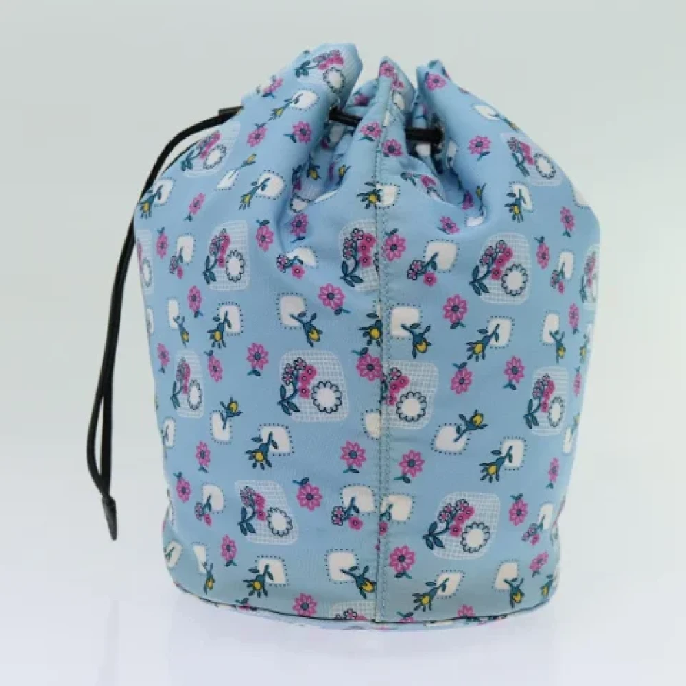 Miu Pre-owned Nylon pouches Blue Dames