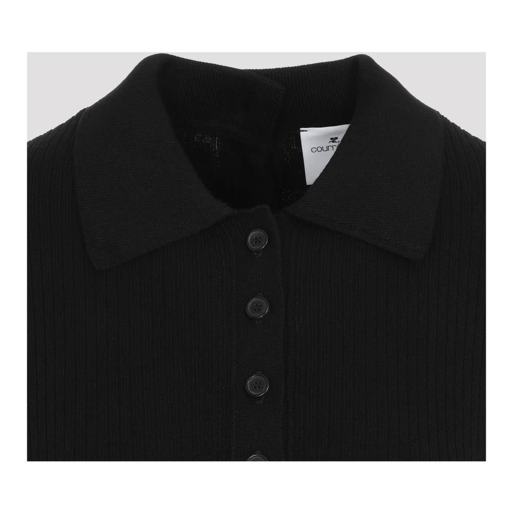 Courrèges Zwarte Jurk voor Vrouwen Aw24 Black Dames