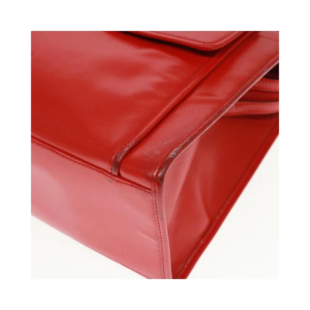 Celine Vintage Pre-owned Leather celine-bags Red Dames