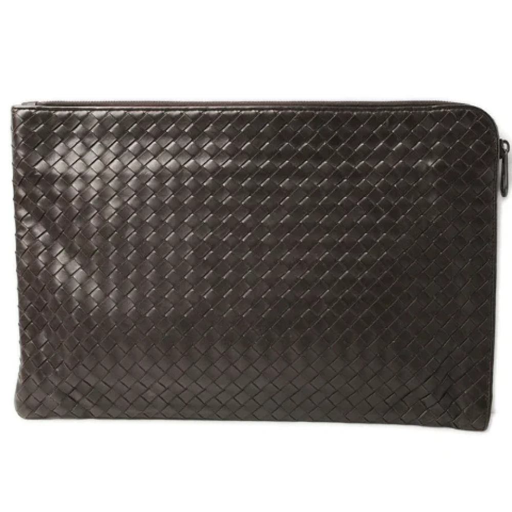 Bottega Veneta Vintage Pre-owned Leather briefcases Brown Dames