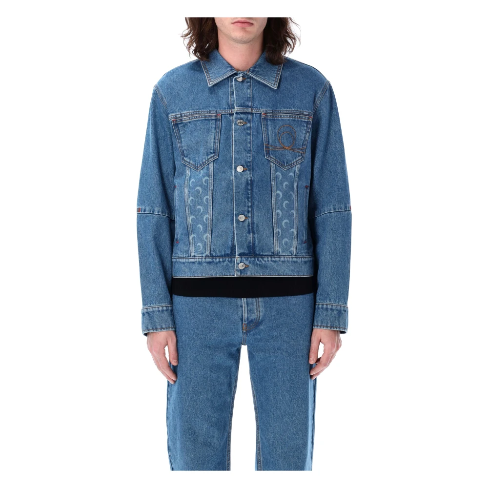 Jackets > Denim Jackets - - Marine Serre - Modalova