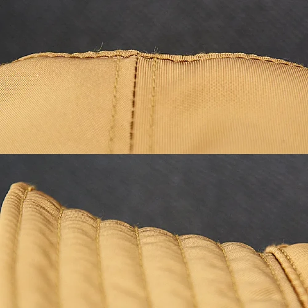 Prada Vintage Pre-owned Canvas hats Brown Unisex