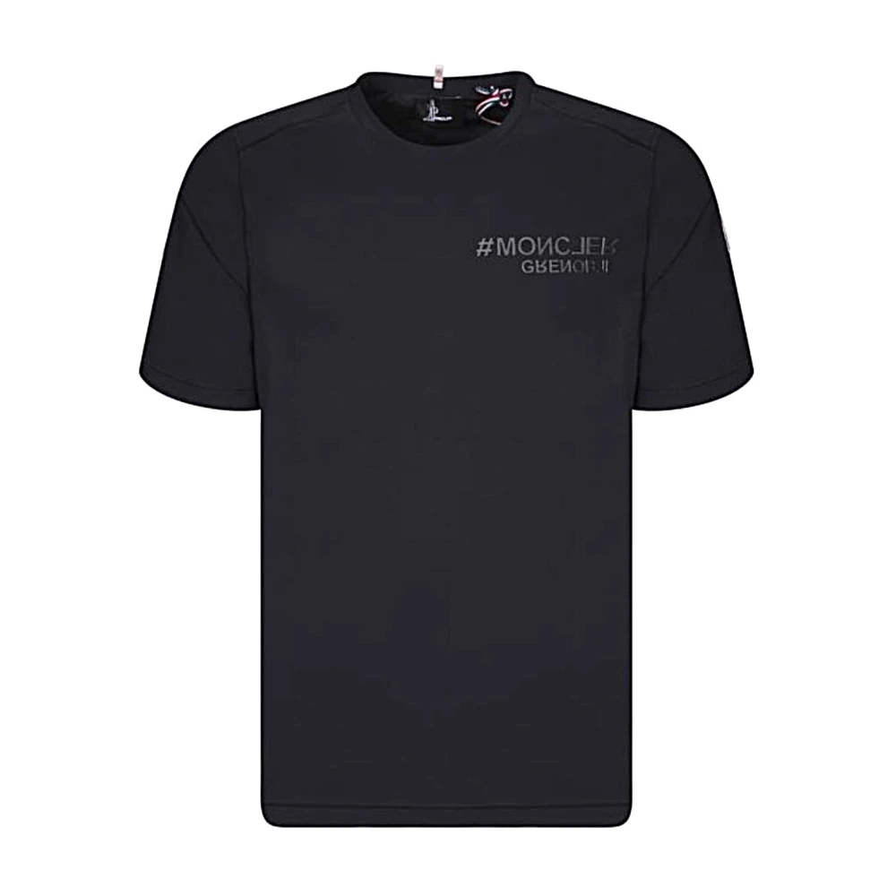 Moncler Casual Katoenen T-shirt Black Heren