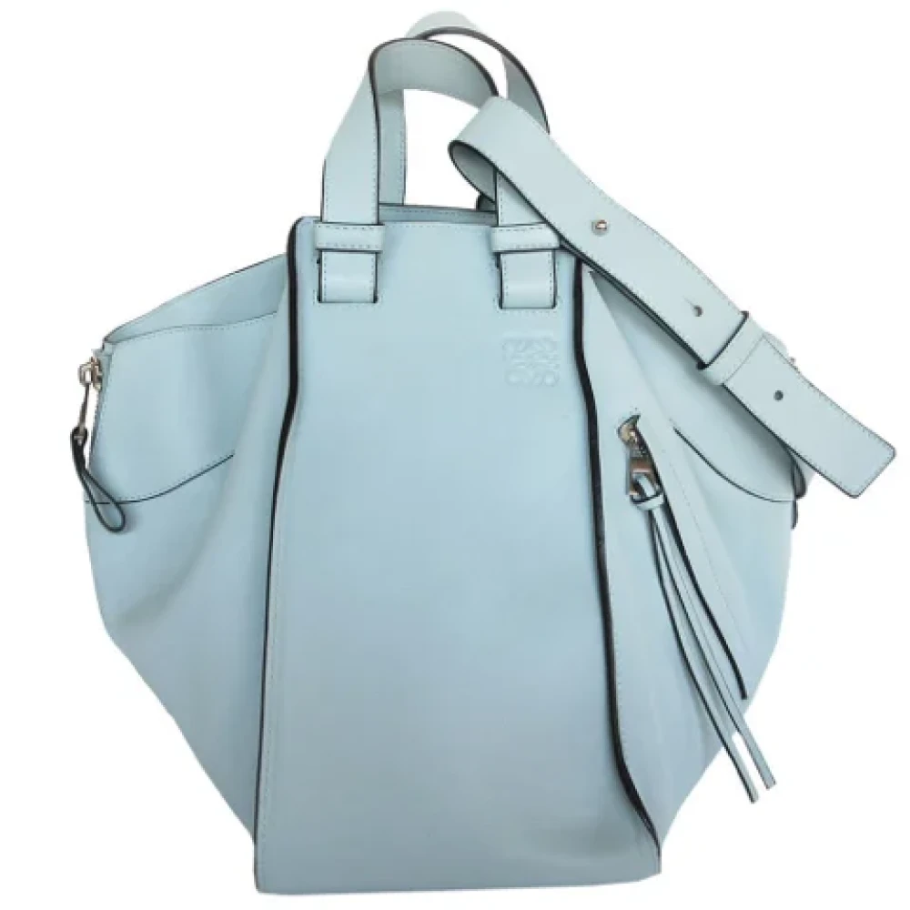 Loewe Pre-owned Leather shoulder-bags Blue Dames