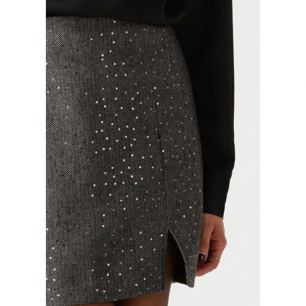 Ydence Zwarte Minirok Elfie Black Dames
