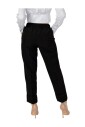 pantalon-cigarette-en-polyester-noir